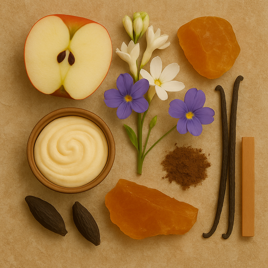 NICOLE JEAN (incense sticks) - Honey-crisp apple, apricot, and amber