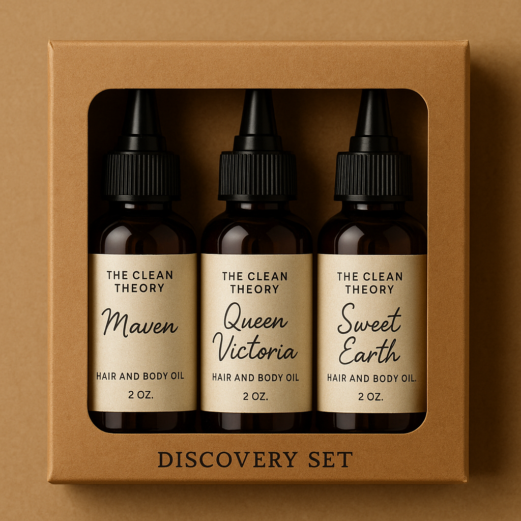 Discovery Body & Hair Oil Set — 2 oz Minis